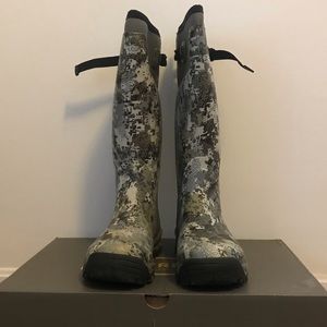 18” lacrosse alpha burly hunting boots in sitka gear elevated optifade II camo